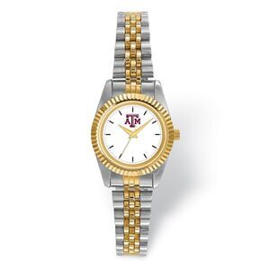 LogoArt Ladies Texas A&M University Pro Two-tone Watch